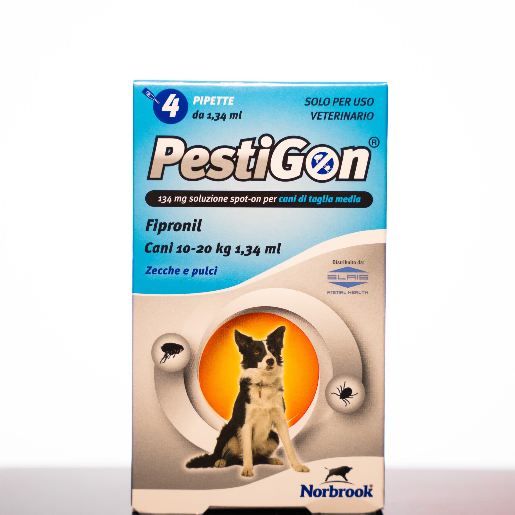 Pestigon Spot-On Cane Taglia Media (10–20 kg) – 4 Pipette-0