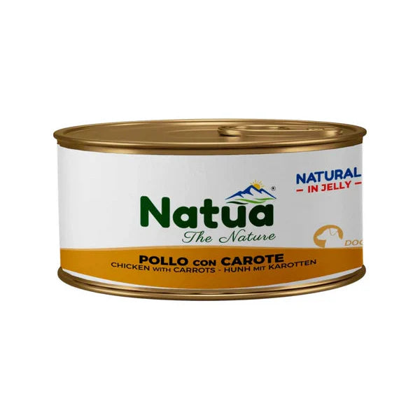 Natua Dog Pollo con Carote 85g – Cibo Umido Naturale per Cani Adulti-0