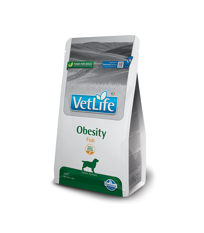 Crocchette Farmina Vet Life Obesity Cane – Pesce 2kg-0
