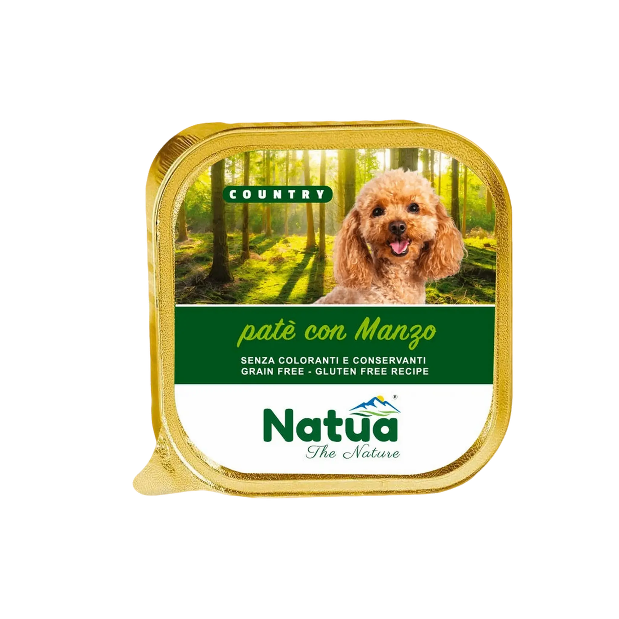 Natua Dog Country Manzo 100g – Cibo Umido Naturale per Cani-0